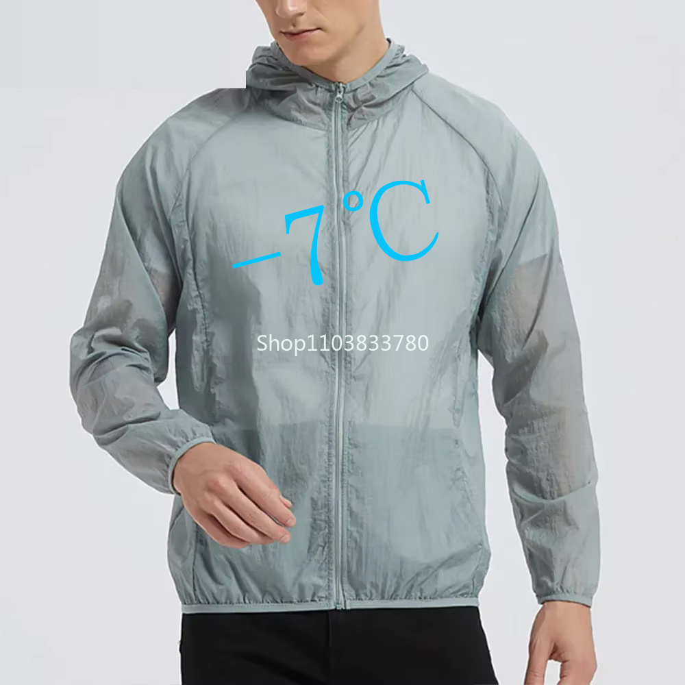 Reflective Running Jacket - Мужская легкая ветровка с капюшоном для