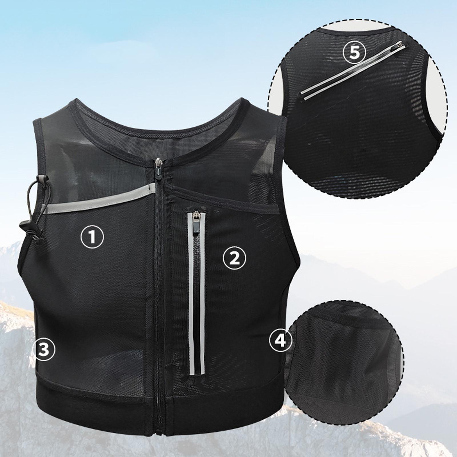 Сумка-жилет для бега, нагрудна – обзор и цена Reflective Running Jacket