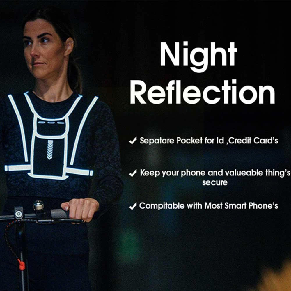 Держатель для телефона для бег – обзор и цена Reflective Running Jacket
