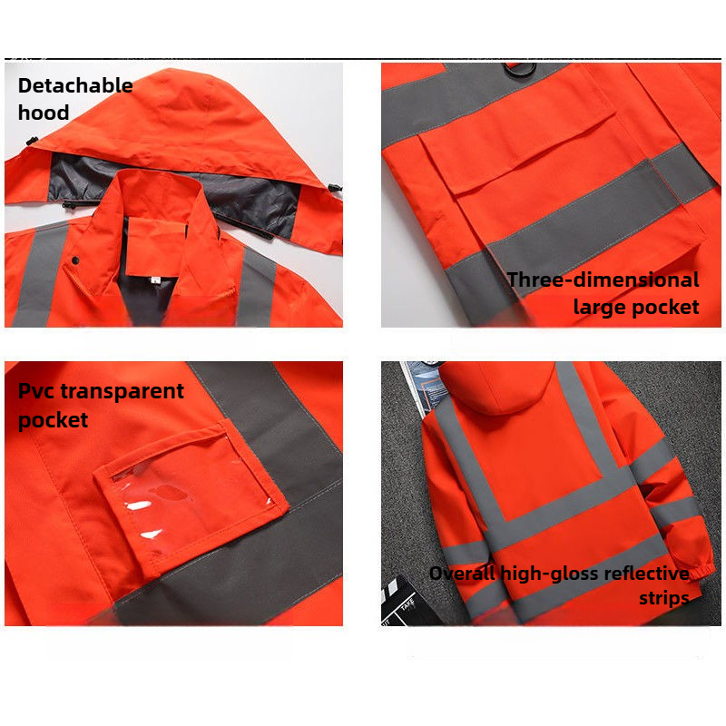 Мужская рабочая одежда, куртка – обзор и цена Reflective Running Jacket